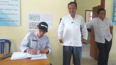 Kunjungan Kabid Pembinaan SMA